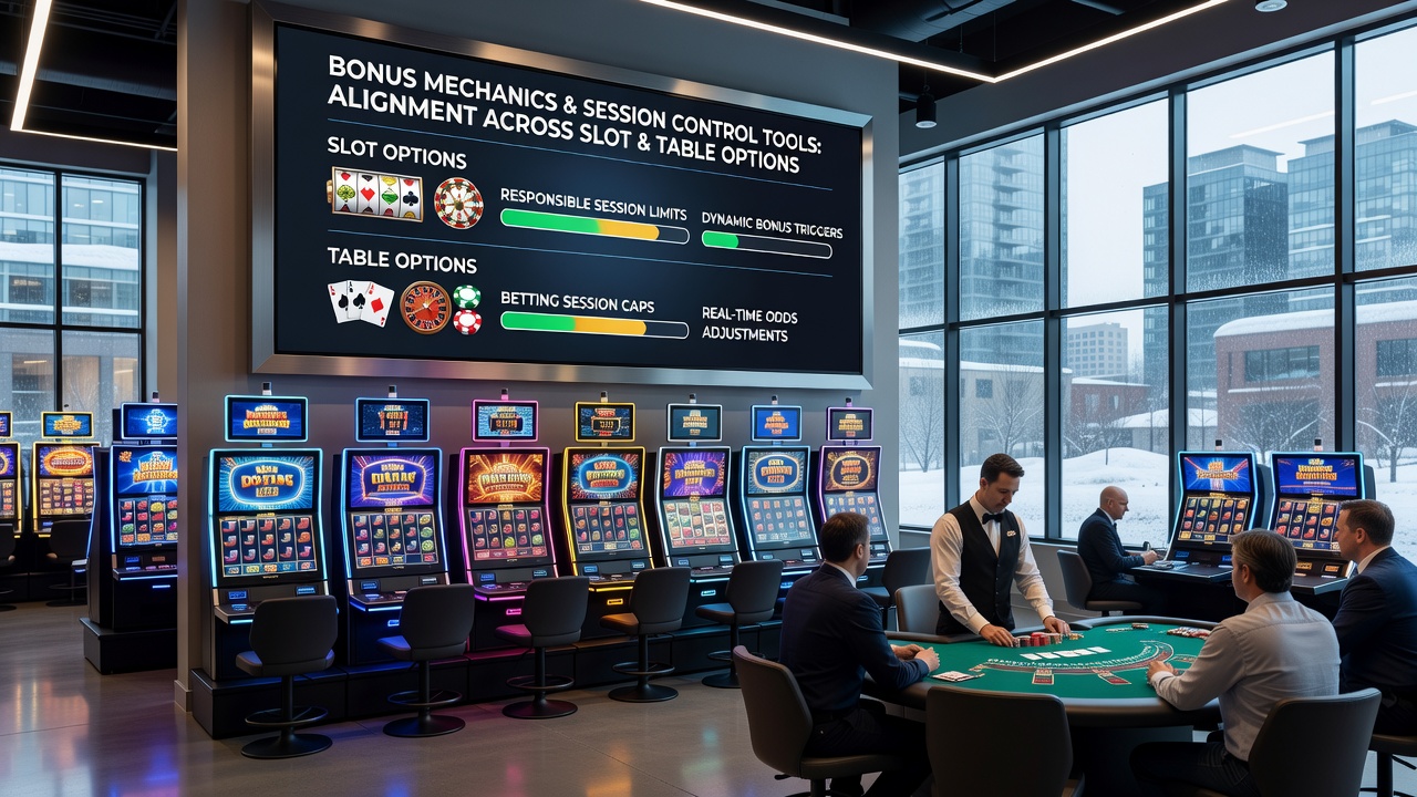 Visualisierung der Sitzungskontrollen bei Tischspielen in norddeutschen Casinos